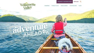 A screenshot of the WVVA website homepage. The banner reads: Adventure Ahead.